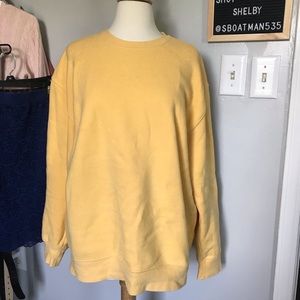 Yellow pullover